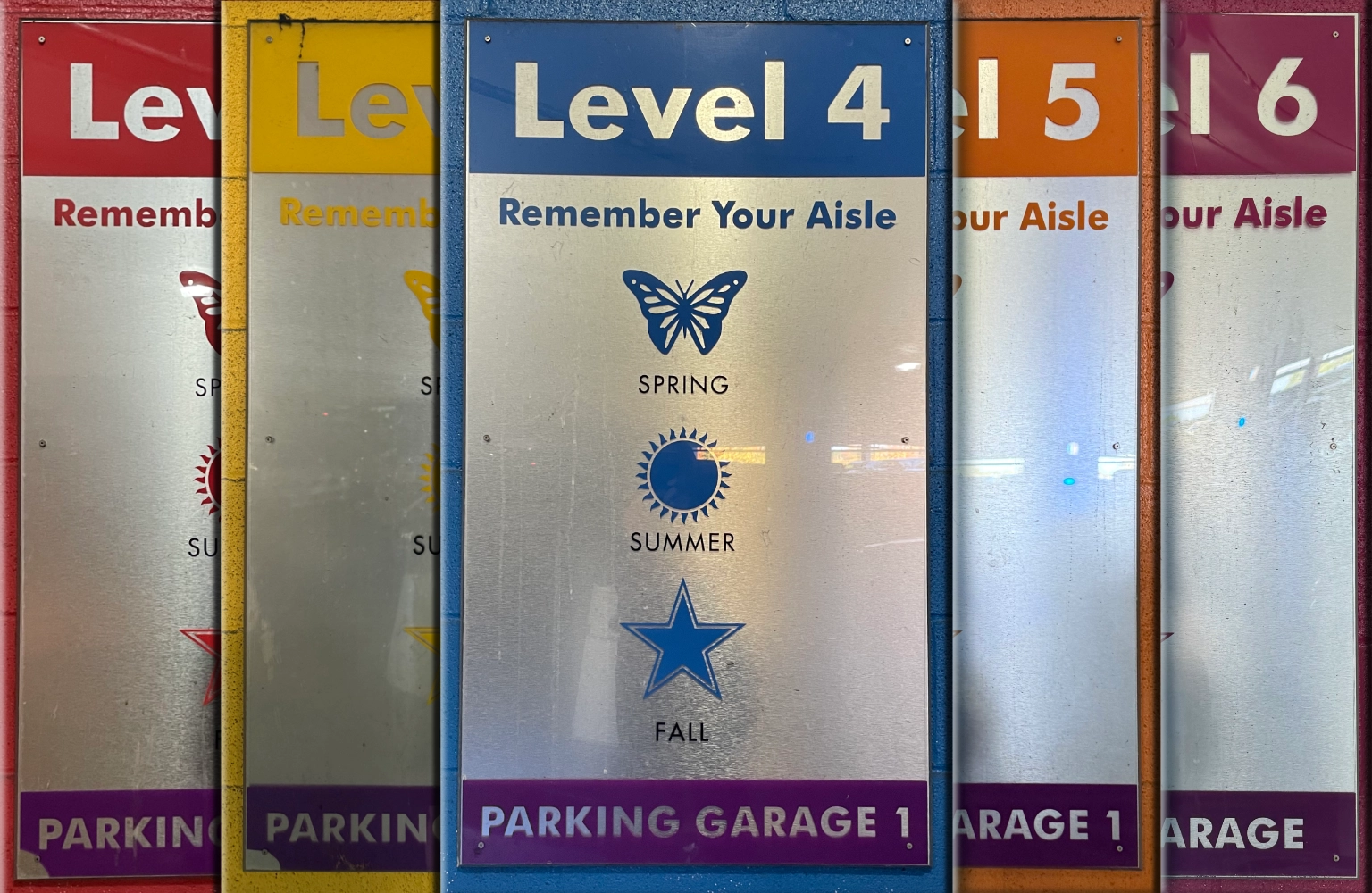 Parking Garage Signs