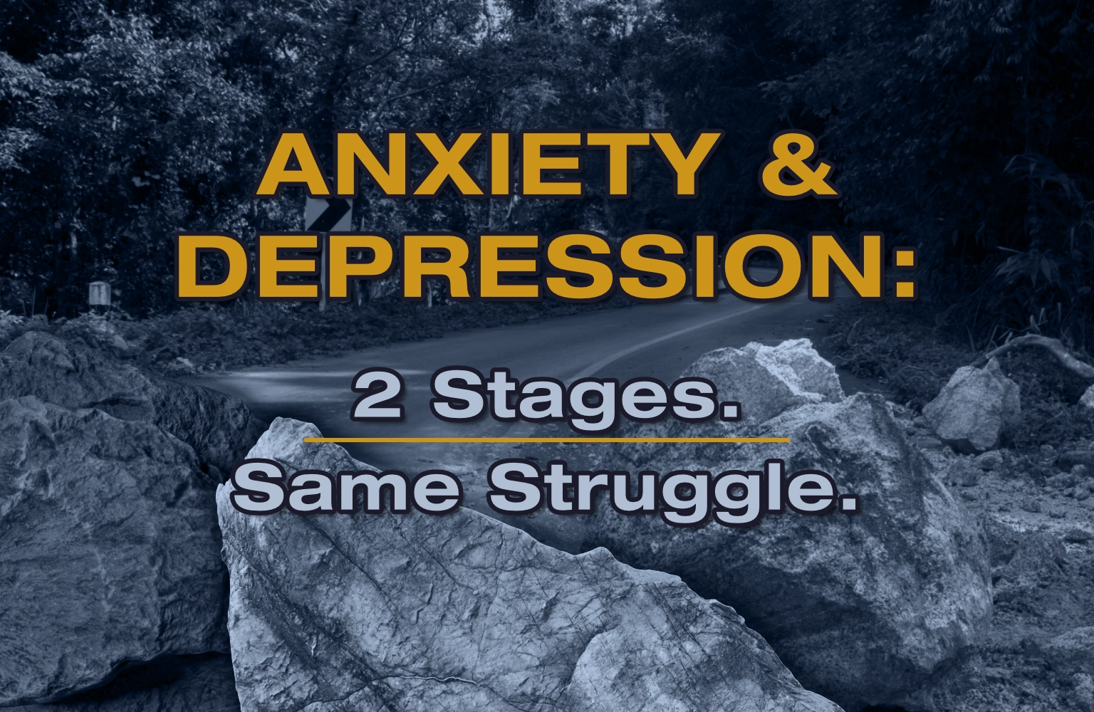 Anxiety & Depression: 2 Stages. Same Struggle.