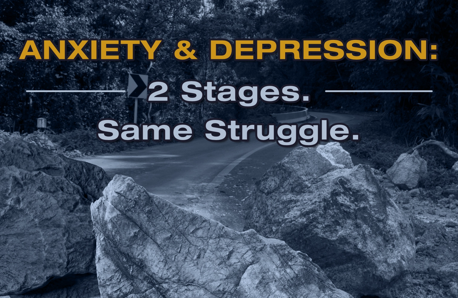 Anxiety & Depression: 2 Stages. Same Struggle.